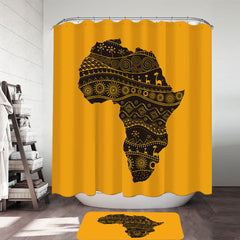 Africa Silhouette Shower Curtain