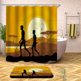 African Hunters Shower Curtain