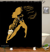 African Woman Shower Curtain