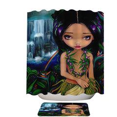 Amara the Hawaiian Fairy Shower Curtain