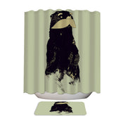An Other Moustache Artistic Otter Shower Curtain