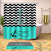 Anchor 'Refuse To Sink' Shower Curtain