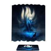Animal Art Divine Within God Wolf Shower Curtain