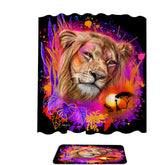 Animals Art Lion Spirit Shower Curtain