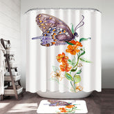 Art Painting Butterfly JM Design Shower Curtain