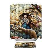 Art Painting Who You Say I Am Princess New Girl Shower Curtain