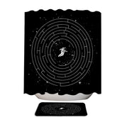 Astronaut Maze Adventure Labyrinth Exploration Shower Curtain