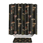 Autumn Forest Mushrooms Shower Curtain