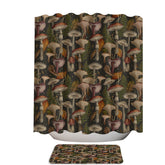 Autumn Forest of Mushrooms Shower Curtain