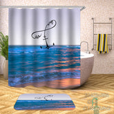 Anchor The Beach Life Shower Curtain