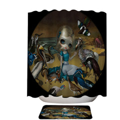 Alice and the Audubon Birds Shower Curtain