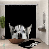 Adorable Husky Shower Curtain