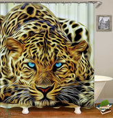 Artistic Leopard Shower Curtain