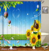 A Beautiful Day Shower Curtain