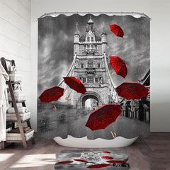 Artistic Photo London Bridge Shower Curtain