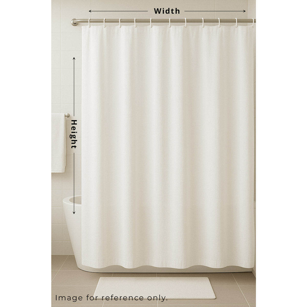 Art Painting Turquoise Flower Shower Curtain