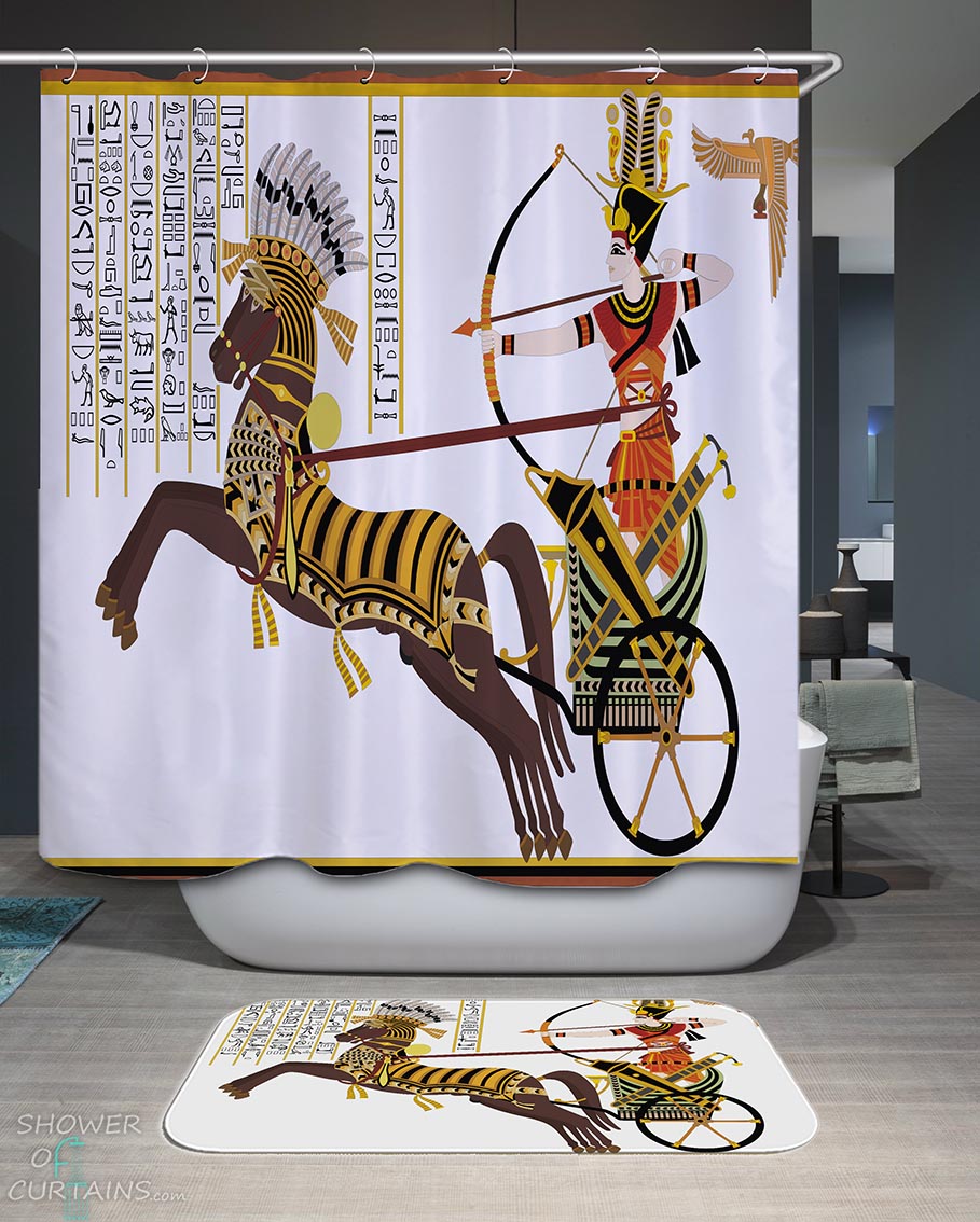 Ancient Egyptian Prince Shower Curtain