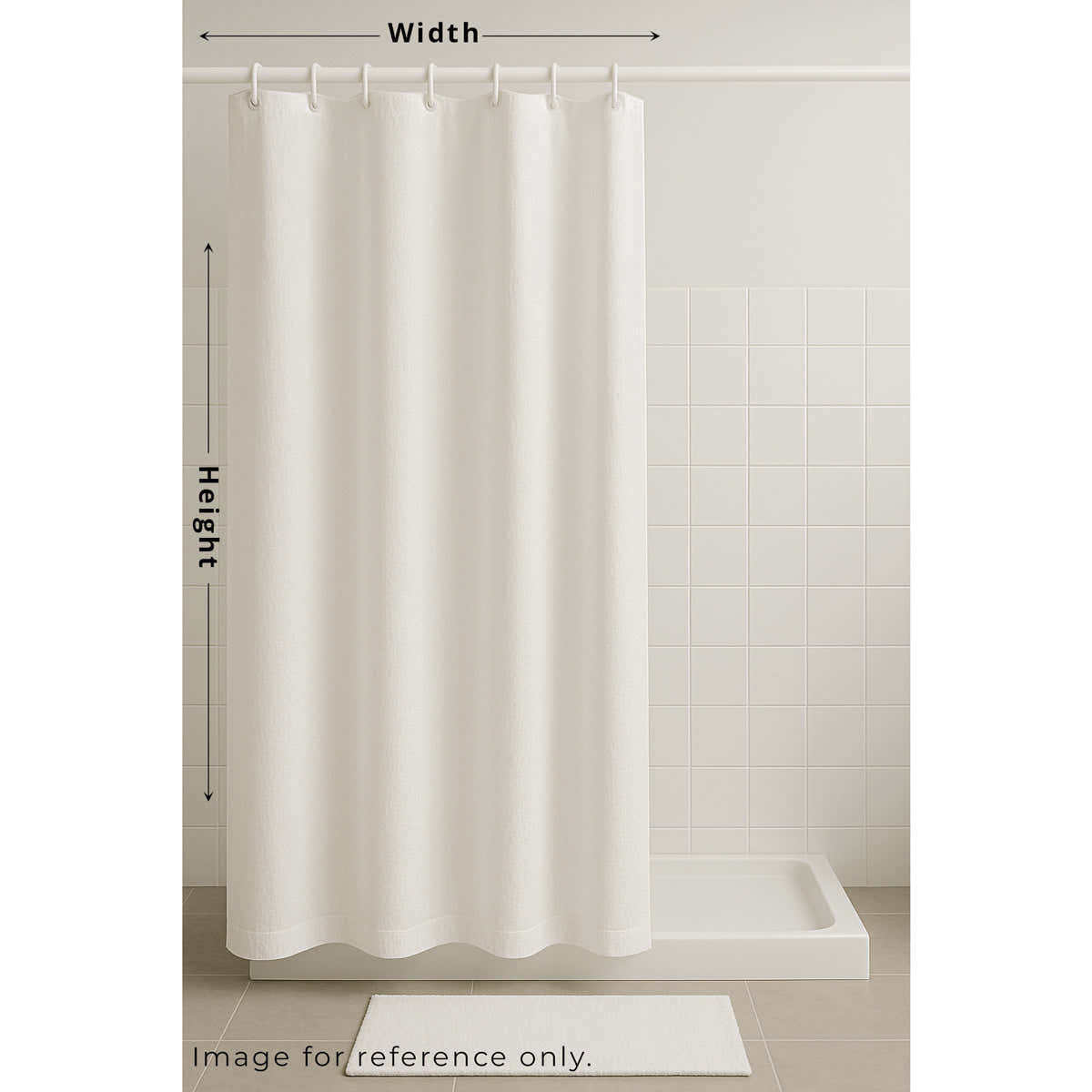 Autumn Mushrooms and Butterflies Under the Moon Shower Curtain